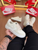 Nike Air Force 1 - Branco/Bege