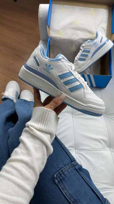 Adidas Forum Low CL - Branco/Azul