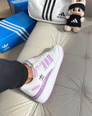 Adidas Forum Velcro - Branco/Lilas
