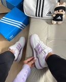 Adidas Forum Velcro - Branco/Lilas