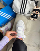 Adidas Forum Velcro - Branco/Lilas