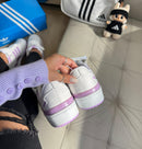 Adidas Forum Velcro - Branco/Lilas