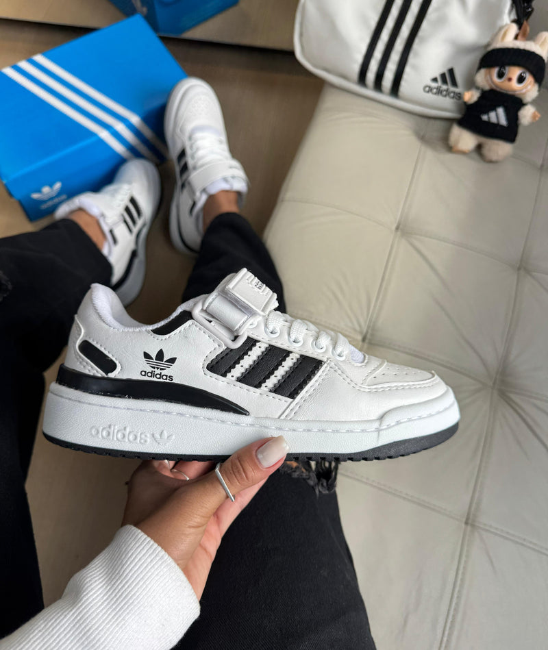 Adidas Forum Velcro - Branco/Preto