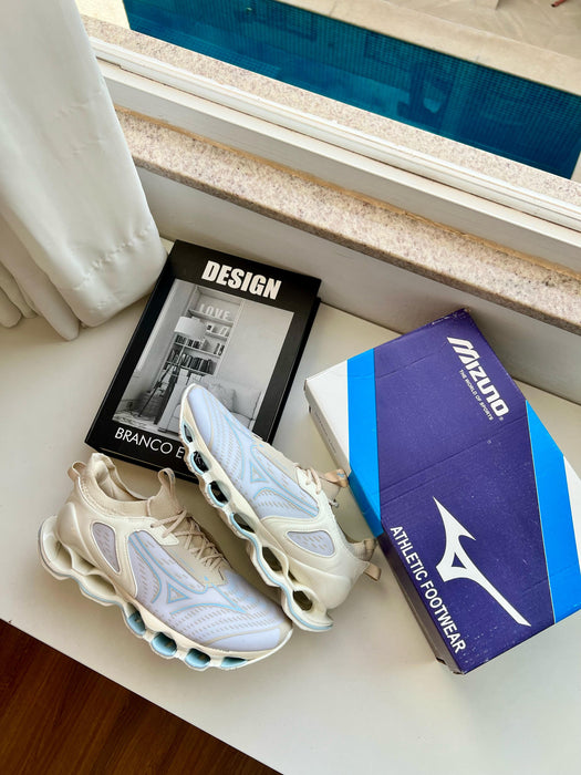 Mizuno Wave Prophecy 14 - Branco/ Bege