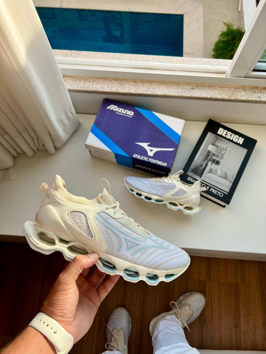 Mizuno Wave Prophecy 14 - Branco/ Bege
