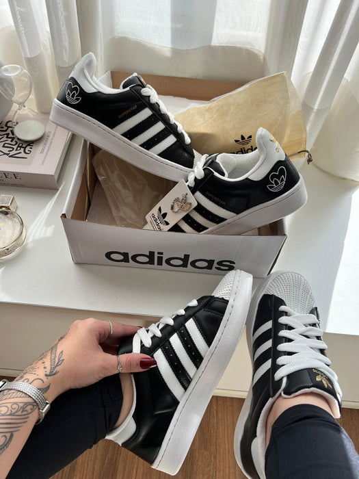 Adidas SuperStars Love - Preto/ Branco