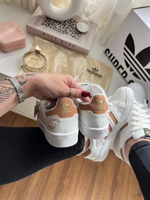 Adidas SuperStars Love - Branco/ Cobre
