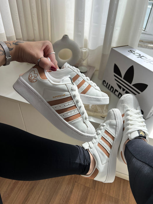 Adidas SuperStars Love - Branco/ Cobre