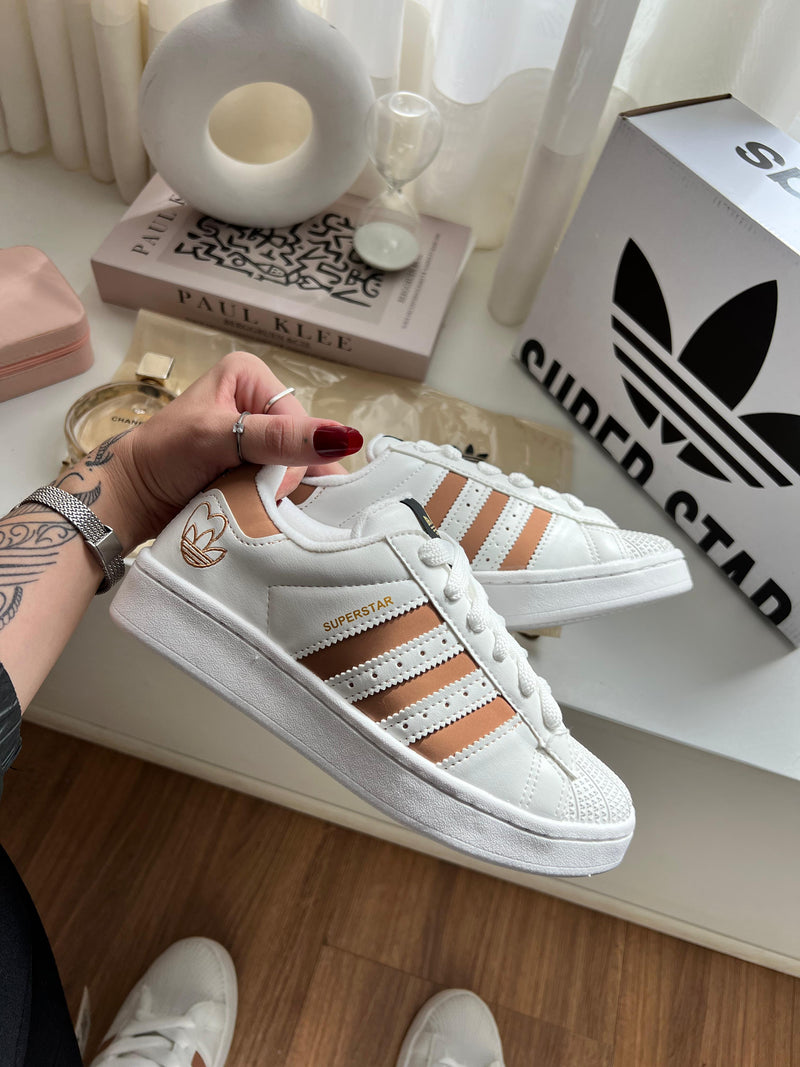 Adidas SuperStars Love - White/Copper