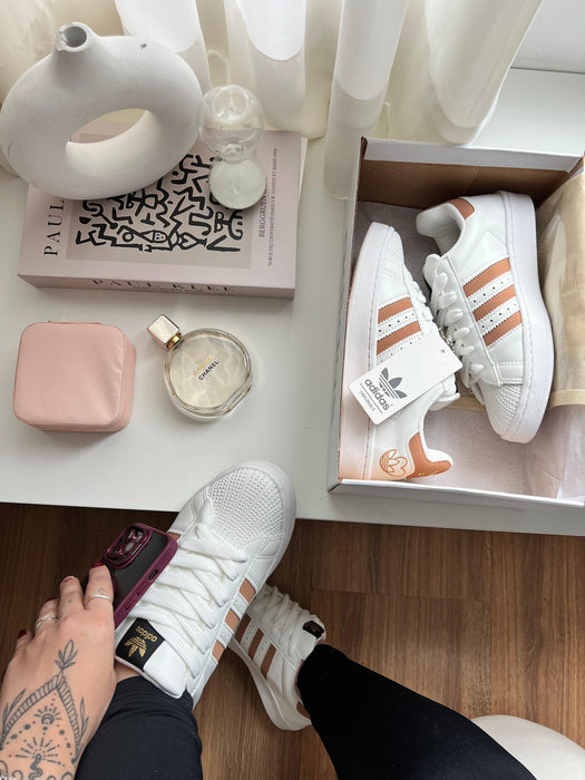 Adidas SuperStars Love - Branco/ Cobre