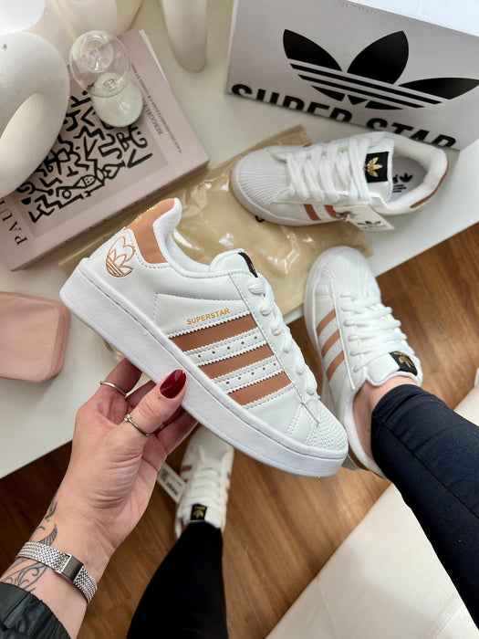 Adidas SuperStars Love - Branco/ Cobre