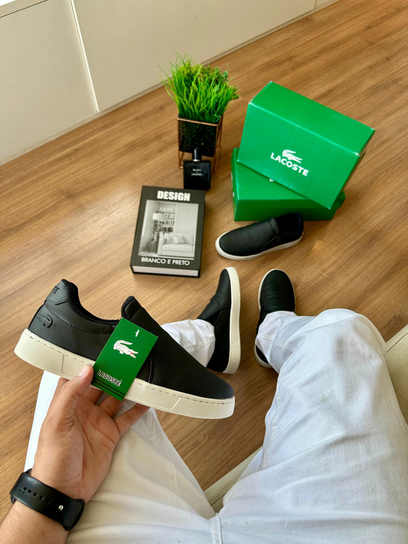 JOUER SLIP LACOST - PRETO