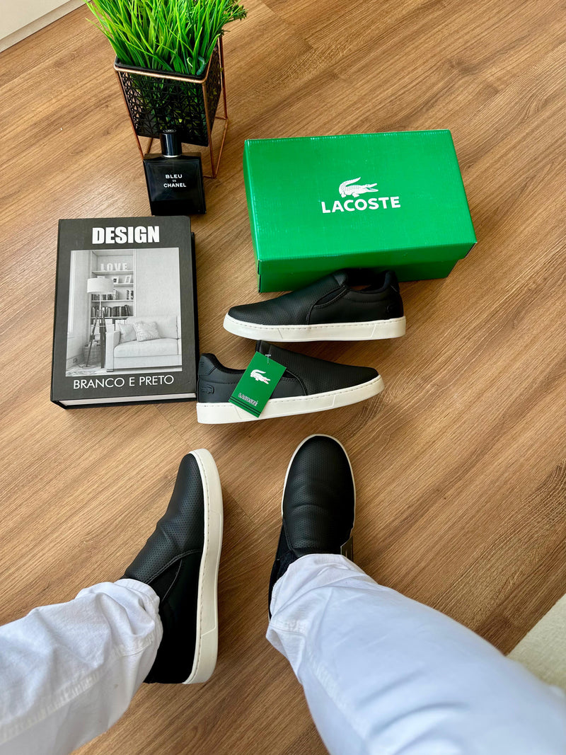 JOUER SLIP LACOST - PRETO