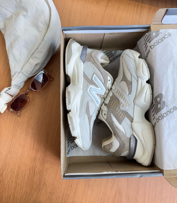 New Balance 9060 Prime Couro - Taupe