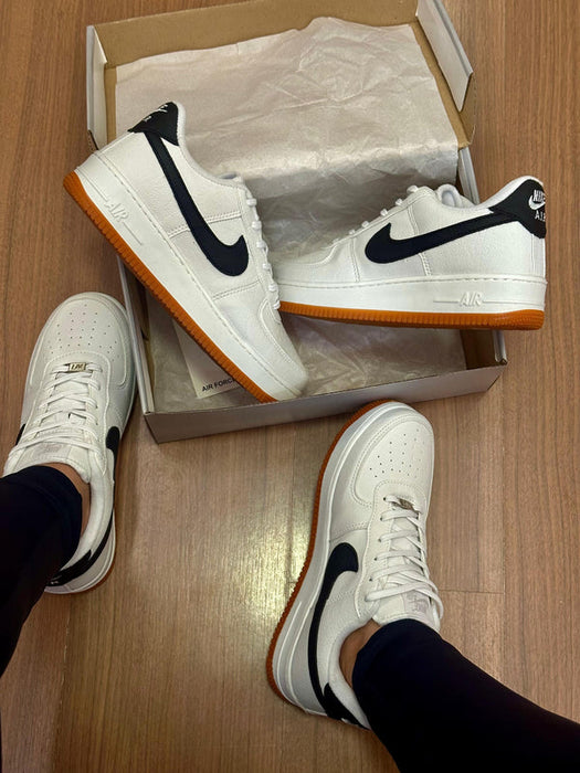 Nike Air Force 1 - Branco/ Preto/ Marron
