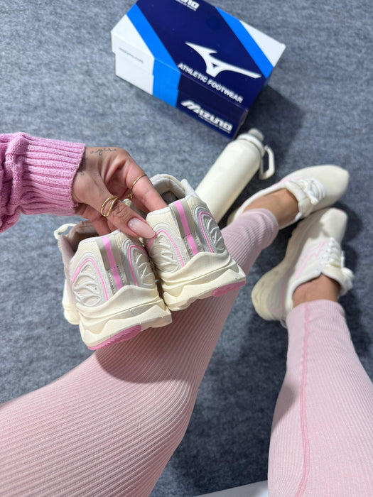 Mizuno Wave White/Pink