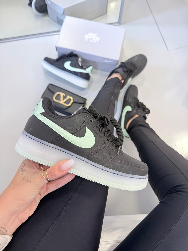 Nike Air Force 1 - Grey/Mint Green