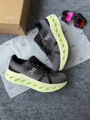 On Running - Dark Grey/Neon Yellow