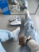 Adidas Campus - White/Sky Blue