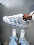 Adidas Campus - White/Sky Blue