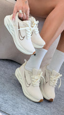 Nike Running - Creme/ Marrom