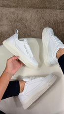 Miu Miu Platform Sneaker - Branco