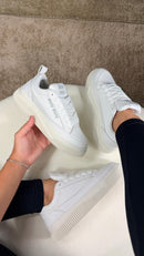 Miu Miu Platform Sneaker - Branco