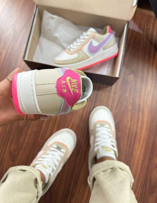 Nike Air Force 1 Shadow - Branco/Rosa