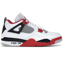 Nike Air Jordan Retro 4 - Branco/Vermelho